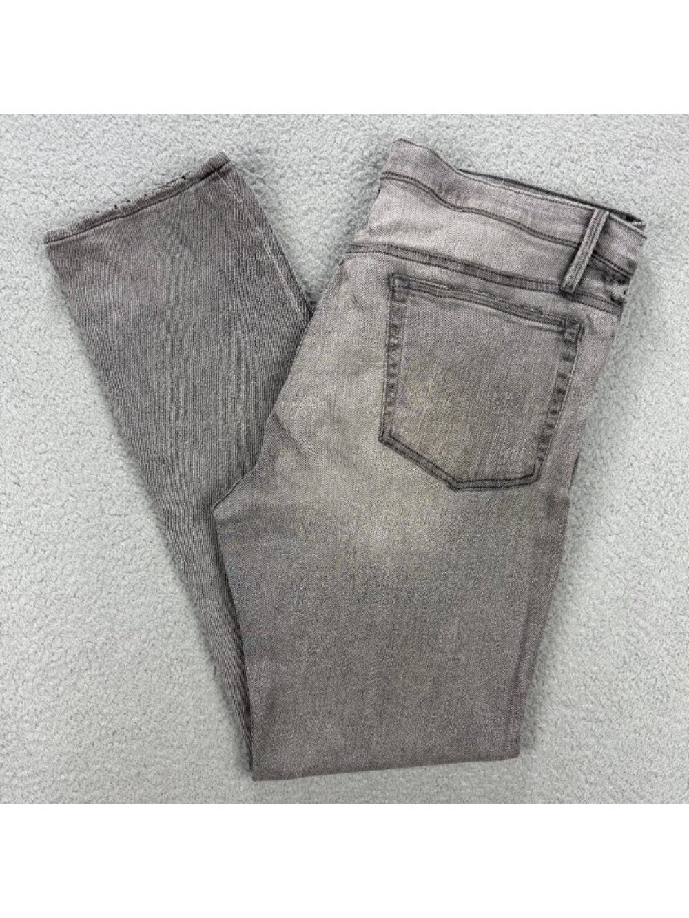 FRAME Jeans Men 36 Pants Grey L Homme Skinny Fit Stretch Faded Medium Wash Denim